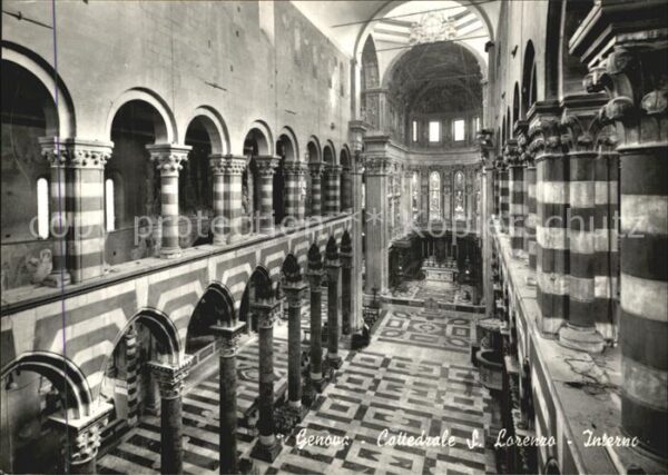 Genova Genua Liguria Cattedrale San Lorenzo Interno