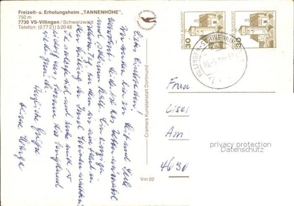 Villingen-Schwenningen Freizeit und Erholungsheim Tannenhöhe – Bild 2