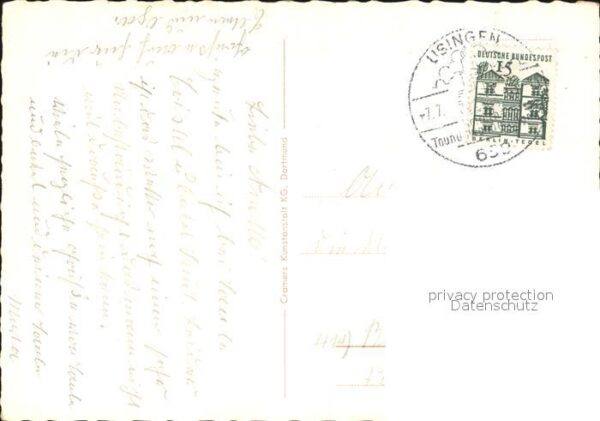 Usingen Panorama Kreishaus Kirche Rathaus Schul – Bild 2