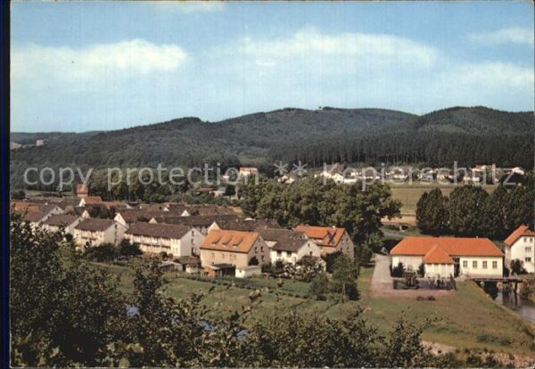 Marsberg Sauerland Luftkurort Blick auf Wallmei und Österh