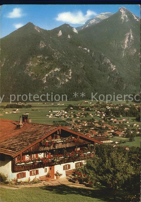Marquartstein mit Schnappen Hochgern und Hochlärch Ba