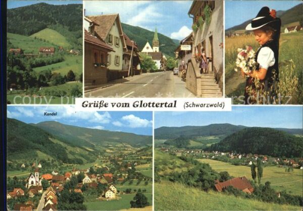 Glottertal Panorama Landschaft Kandel Hauptstrasse