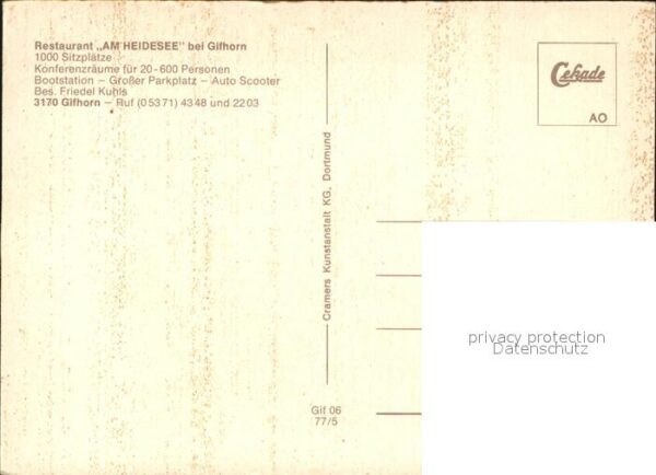 Gifhorn Restaurant Am Heidesee – Bild 2