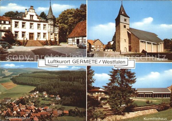 Germete Schwesternhaus Kirche Kurmittelhaus Ges