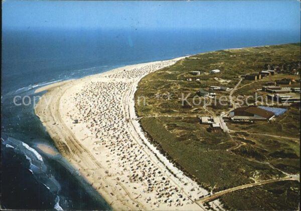 Langeoog Nordseebad Nordseeinsel Fliegeraufnahme