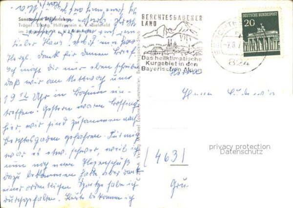 Berchtesgaden Sanatorium Malterlehen Alpenblick – Bild 2