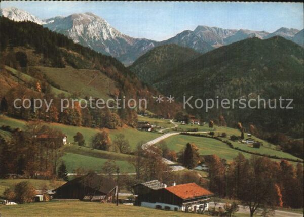 Berchtesgaden Panorama Berchtesgadener Land Alpen