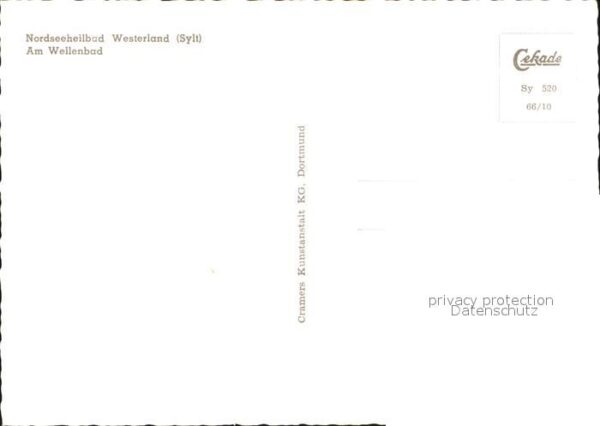 Westerland Sylt Wellenbad Nordseeheilbad – Bild 2