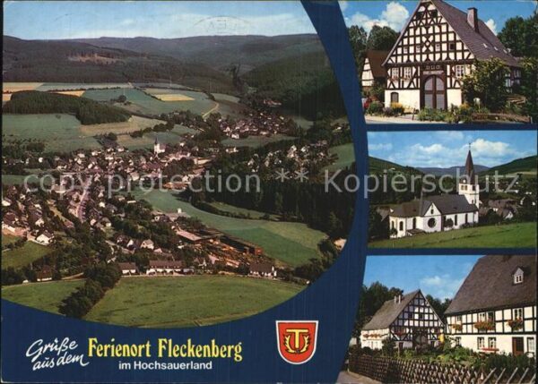 Fleckenberg Teilansichten Ferienort Fachwerkhaus Ki