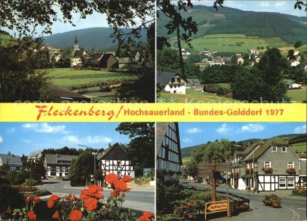 Fleckenberg Teilansichten Bundesgolddorf 1977