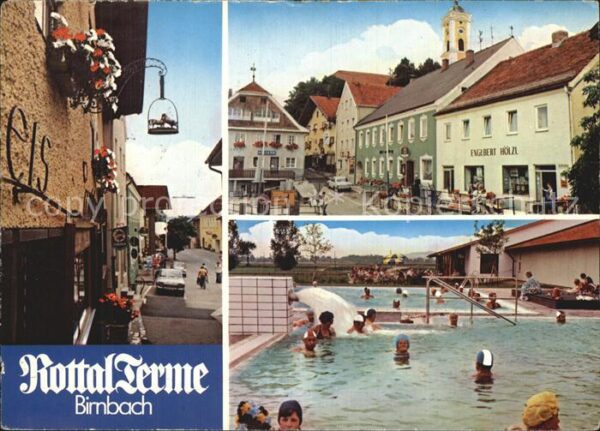 Birnbach Rottal Rottal Terme Thermalbad Ortspartie an d