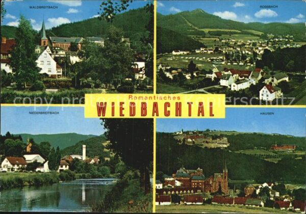 Rossbach Wied im Wiedbachtal Waldbreitbach Niederbrei