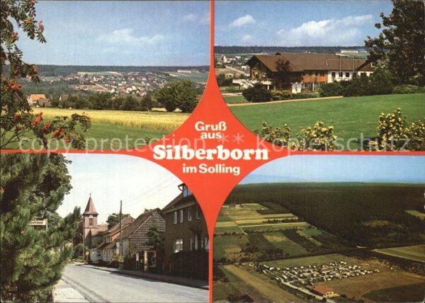 Silberborn Teilansichten Campingplatz Fliegeraufna