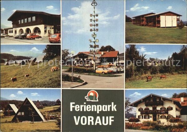 Siegsdorf Oberbayern Ferienpark Vorauf Ferienhäuser Kühe Pfe