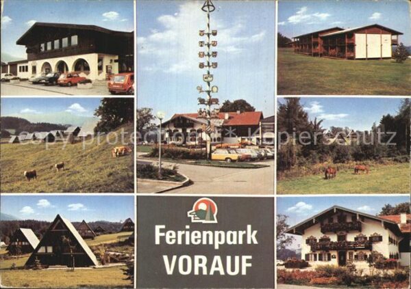 Siegsdorf Oberbayern Ferienpark Vorauf Ferienhäuser Kühe Pfe