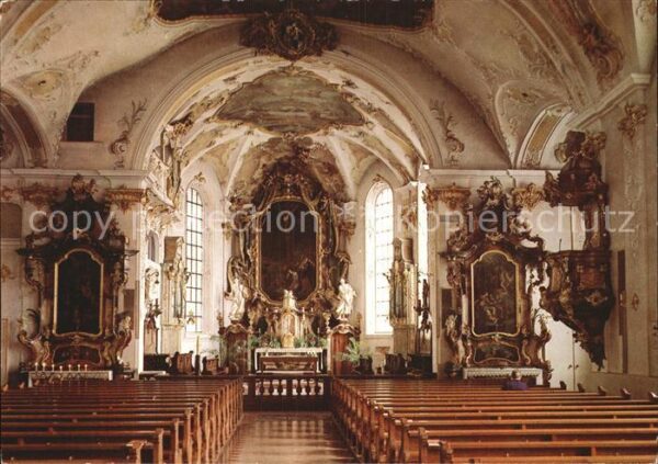 Sigmaringen Stadtpfarrkirche St Johann Barock Altar