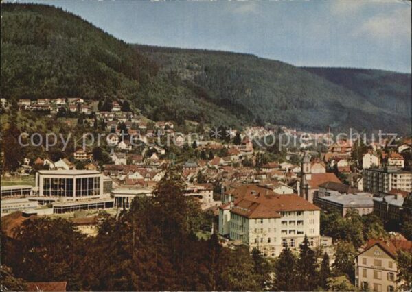 Bad Wildbad Blick über den Kurort im Schwarzwald