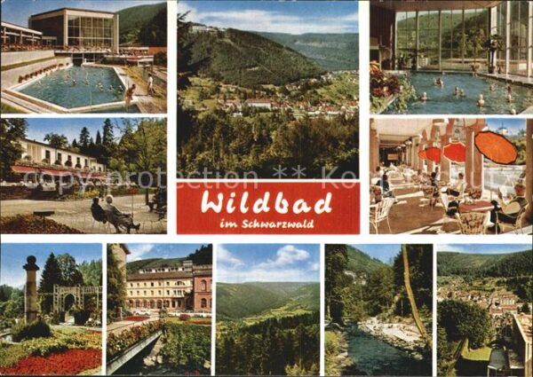 Bad Wildbad Teilansichten Kurort im Schwarzwald The