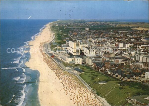 Westerland Sylt Nordseeheilbad Fliegeraufnahme