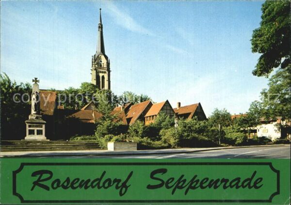 Seppenrade Rosendorf Ortsansicht mit Kirche