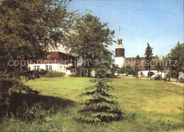 Schellerhau Blick zur Kirche