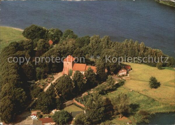 Bad Segeberg Kirche zu Warder Fliegeraufnahme
