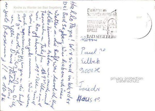 Bad Segeberg Kirche zu Warder Fliegeraufnahme – Bild 2