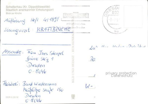 Schellerhau Blick zur Kirche – Bild 2