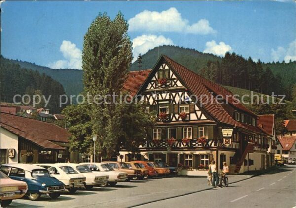 Schenkenzell Gasthaus Pension Sonne Fachwerkhaus