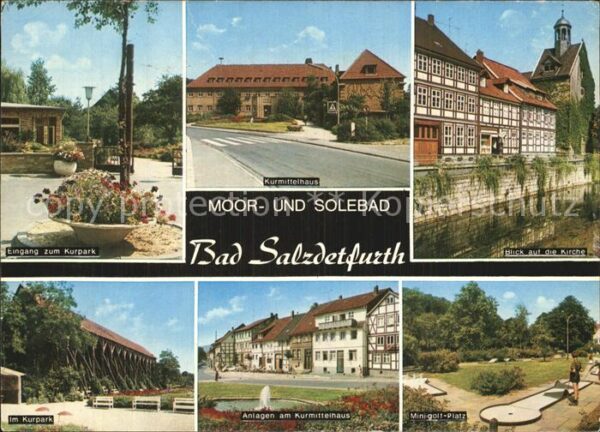 Bad Salzdetfurth Kurpark Kurmittelhaus Kirche Minigolfpl