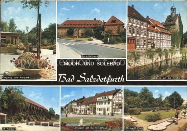 Bad Salzdetfurth Kurpark Kurmittelhaus Kirche Minogolfpl