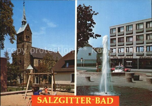 Bad Salzgitter St Marien Kirche Kinderspielplatz Bohlw
