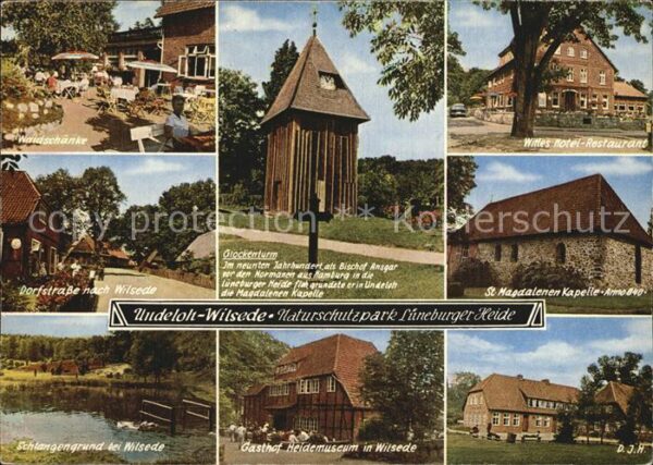 Wilsede Lueneburger Heide Waldschänke Dorfstrasse Schlangengrund