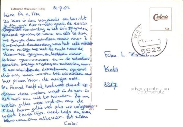 Waxweiler Ortsansicht mit Kirche Luftkurort – Bild 2