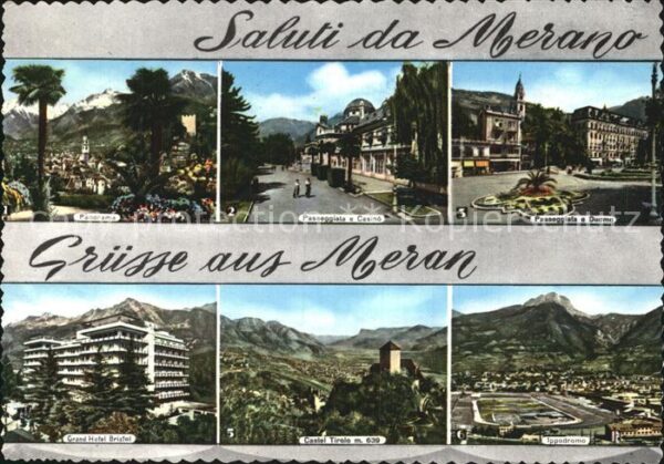 Meran Merano Passeggiata Casino Duomo Grand Hotel Br
