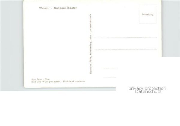 Weimar Thueringen Nationaltheater – Bild 2