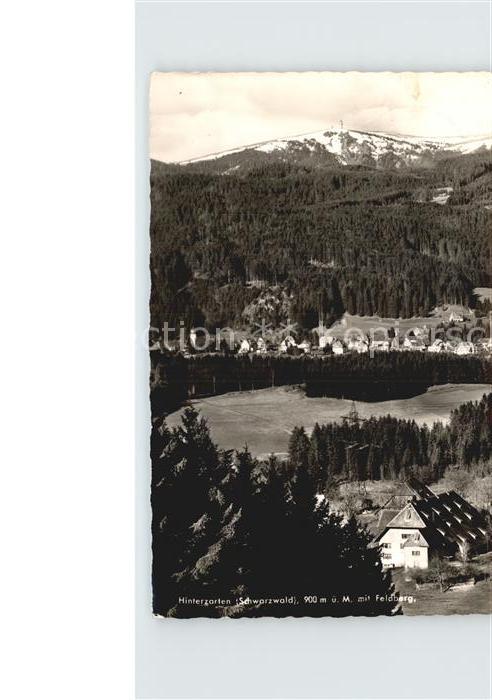 Hinterzarten Panorama mit Blick zum Feldberg Schwarz