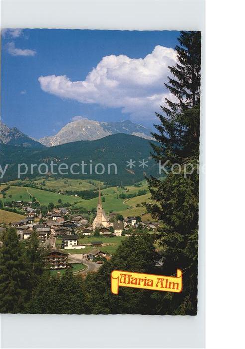Maria Alm Steinernen Meer Panorama Pinzgauer Saalachtal Blick geg