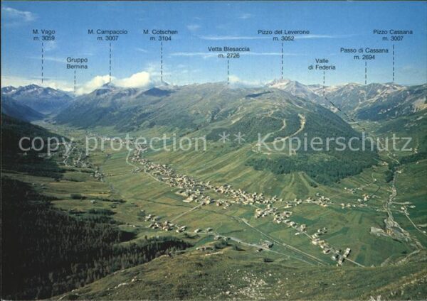 Livigno Bergenpanorama