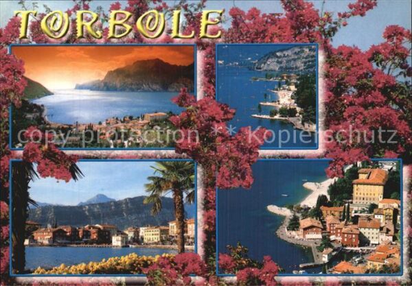 Torbole Lago di Garda Teilansichten Panorama