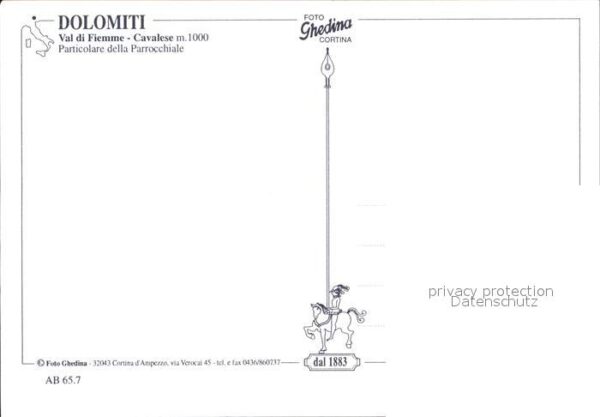 Cavalese Particolare della Parrocchiale – Bild 2