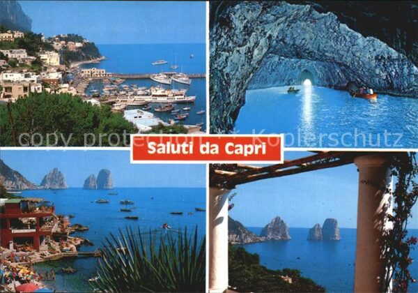 Capri Panorama Grotte Teilansicht