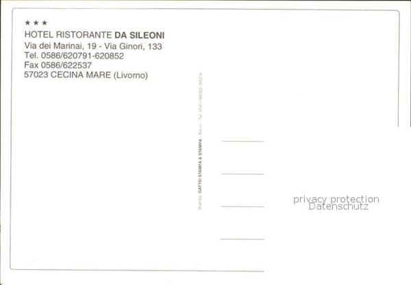 Cecina Mare Hotel Da Sileoni Strand Empfang – Bild 2