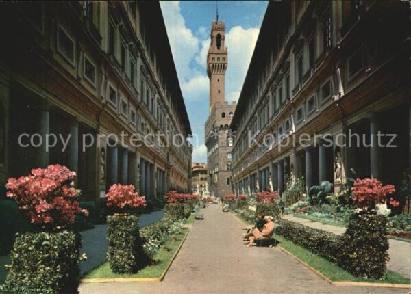 Firenze Florenz Blumenschau Die Uffizien