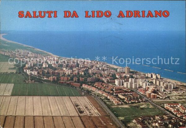 Lido Adriano Fliegeraufnahme