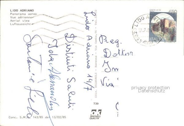 Lido Adriano Fliegeraufnahme – Bild 2