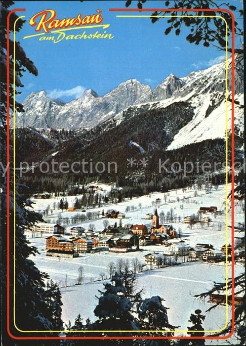 Ramsau Dachstein Steiermark Gesamtansicht