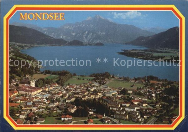 Mondsee Salzkammergut Fliegeraufnahme