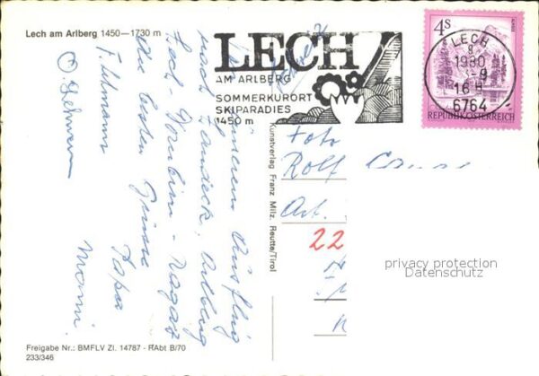 Lech Vorarlberg Fliegeraufnahme – Bild 2