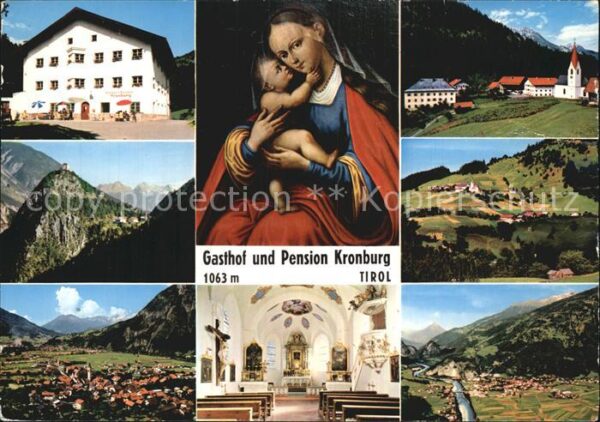 Zams Gasthof und Pension Kronburg mit Wallfa